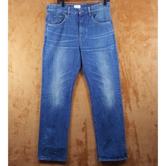 BLK DNM Mens Jeans Size 32x32 Blue Medium Wash 55 Bootcut Denim $250 - Picture 1 of 9